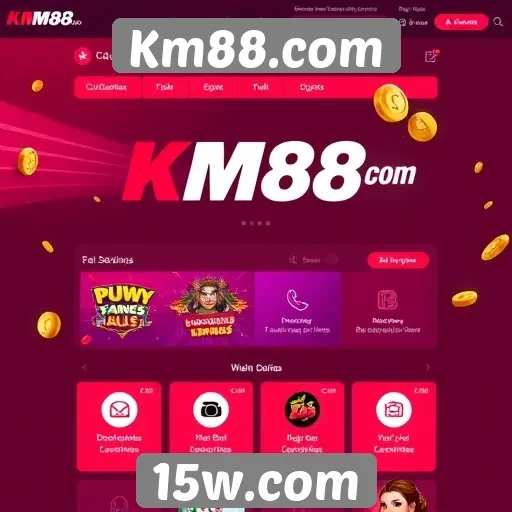 Explorando o design e usabilidade do site Km88.com